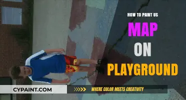 Creative Steps to Paint a Vibrant US Map on Your Playground