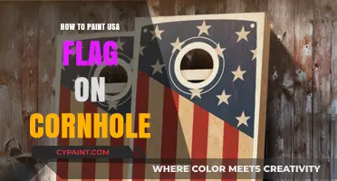 Mastering the Art: Painting the USA Flag on Cornhole Boards