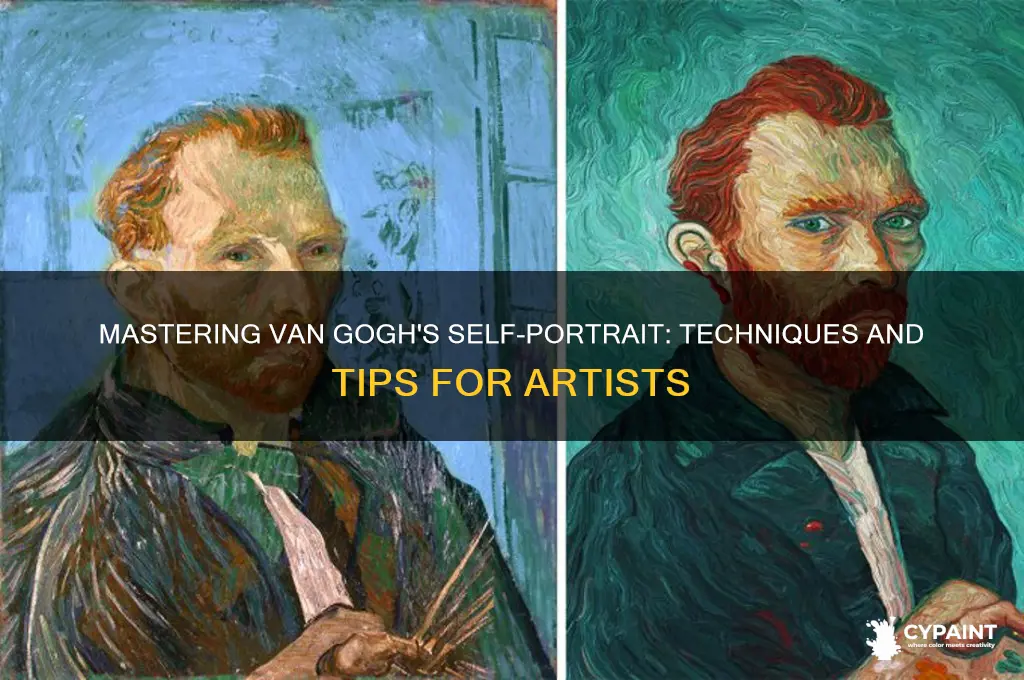 how to paint van gogh self portrait