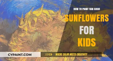 Easy Van Gogh Sunflowers Painting Tutorial for Kids