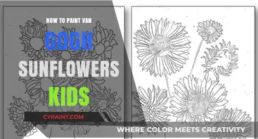 Paint Like Van Gogh: Easy Sunflowers Art for Kids
