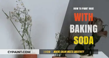 Creative DIY: Painting Vases with Baking Soda for a Unique Finish