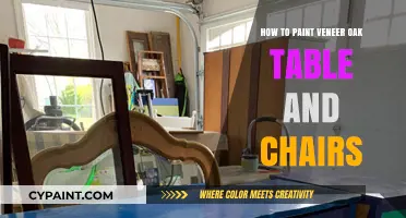 Revamp Your Veneer Oak Table and Chairs: A Step-by-Step Painting Guide
