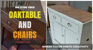 Revamp Your Veneer Oak Table and Chairs: A Step-by-Step Painting Guide