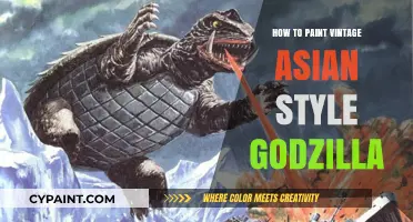 Mastering Vintage Asian-Style Godzilla Painting: Techniques and Tips