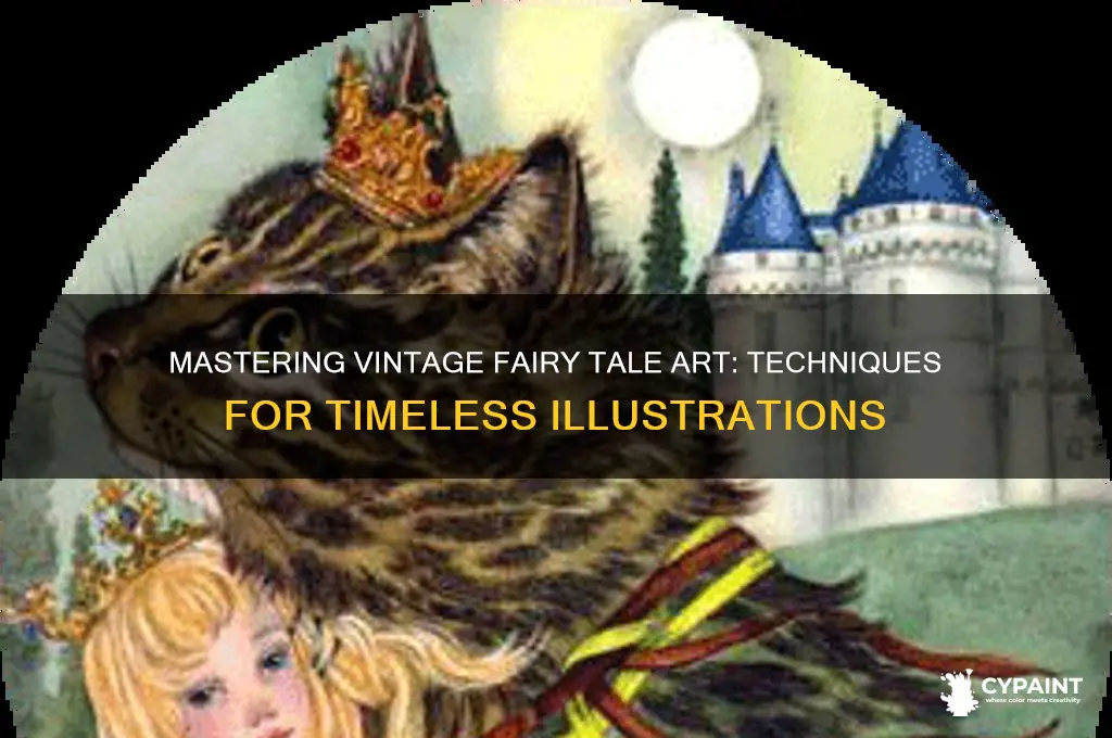 how to paint vintage fairie tale illustrations