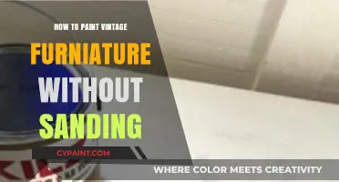 Effortless Vintage Furniture Makeover: Paint Without Sanding Tips