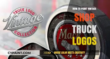 Revive Retro Charm: Painting Vintage Shop Truck Logos Step-by-Step