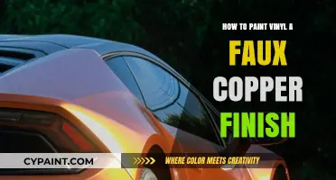 Transform Vinyl with a Stunning Faux Copper Finish: Easy DIY Guide