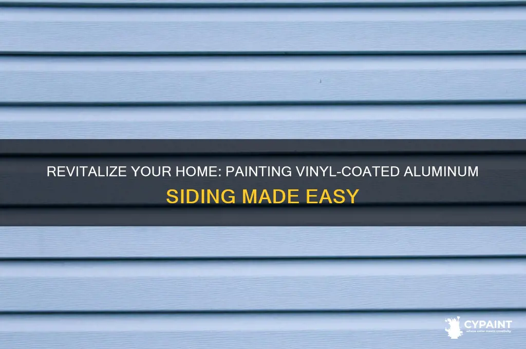 how to paint vinyl coated aluminum siding