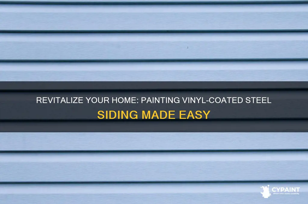 how to paint vinyl coated steel siding