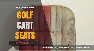 Revamp Your Ride: Easy Steps to Paint Vinyl Golf Cart Seats