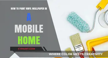 Transform Your Mobile Home: Paint Vinyl Wallpaper Like a Pro