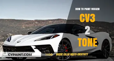 Mastering the Art of Painting Vossen CV3 Wheels in Two Tones