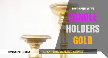 DIY Gold Votive Candle Holders: Easy Painting Tutorial for Elegance