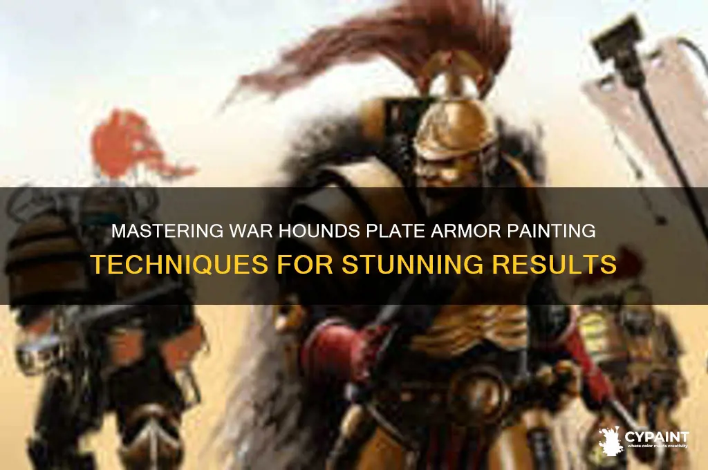 how to paint war hounds plate armor