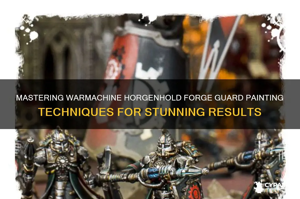 how to paint warmachine horgenhold forge guard