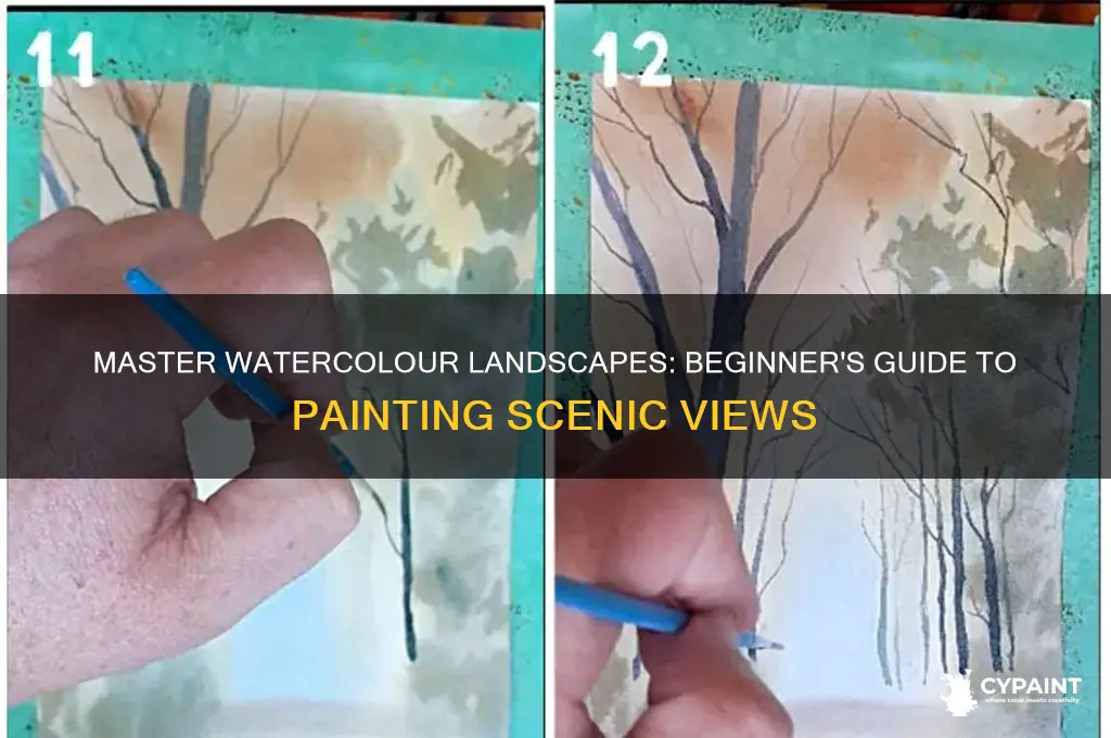 how to paint watercolour landscapes for beginners