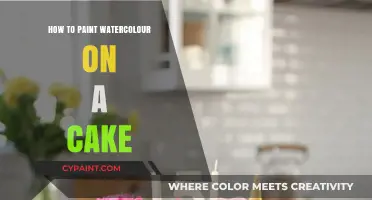 Edible Art: Mastering Watercolour Painting Techniques on Cakes