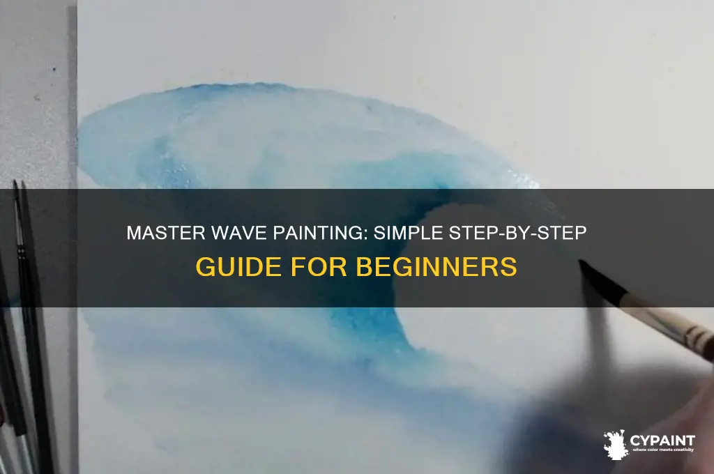 how to paint waves easy step by step
