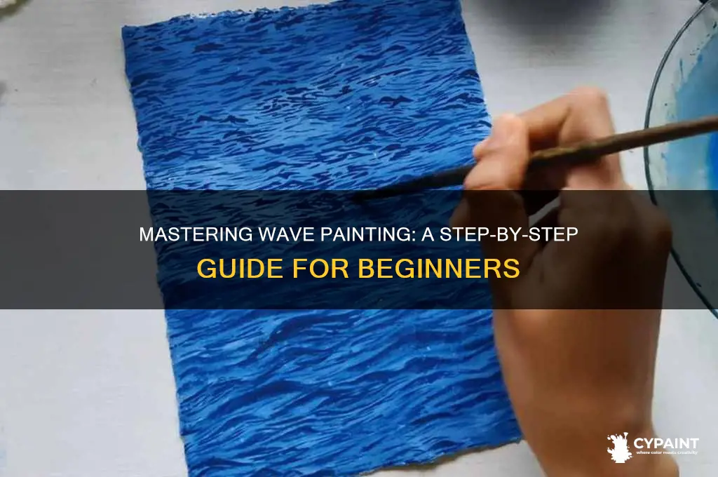 how to paint waves step by step