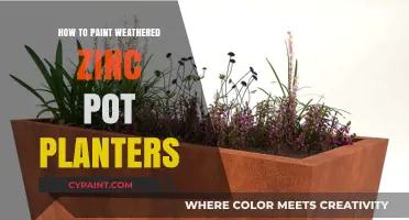 Weathered Zinc Pot Planters: Easy DIY Painting Techniques for Rustic Charm