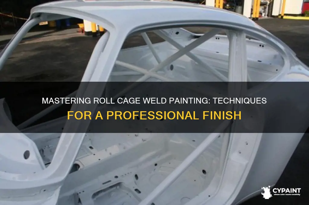 how to paint weld in roll cage