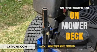 Mastering Mower Deck Repairs: Painting Welded Patches Like a Pro