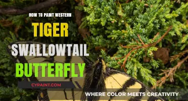 Mastering the Art: Painting a Western Tiger Swallowtail Butterfly