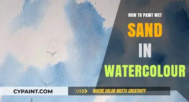 Mastering Watercolour Techniques: Painting Realistic Wet Sand Step-by-Step