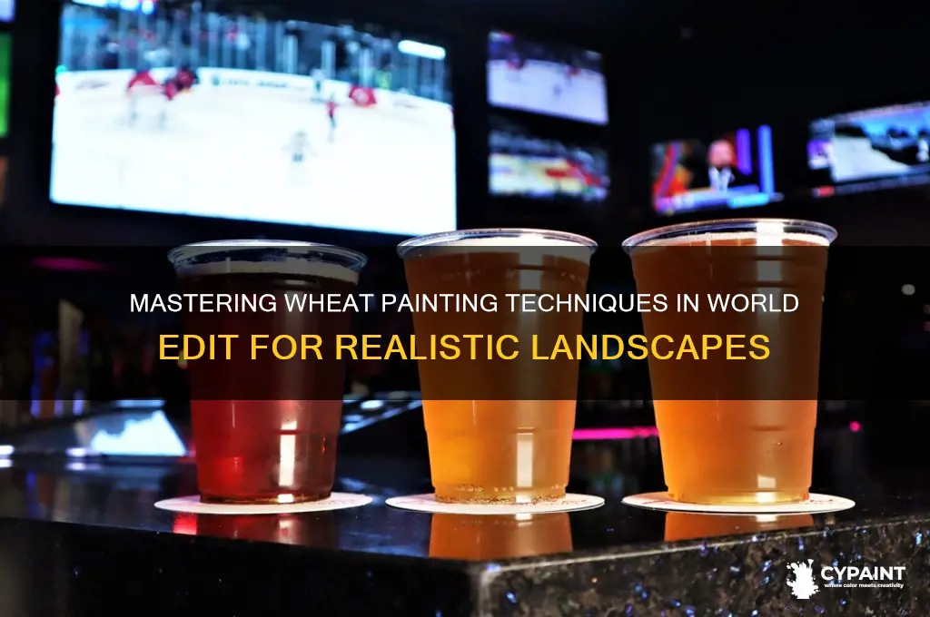 how to paint wheat in world edit