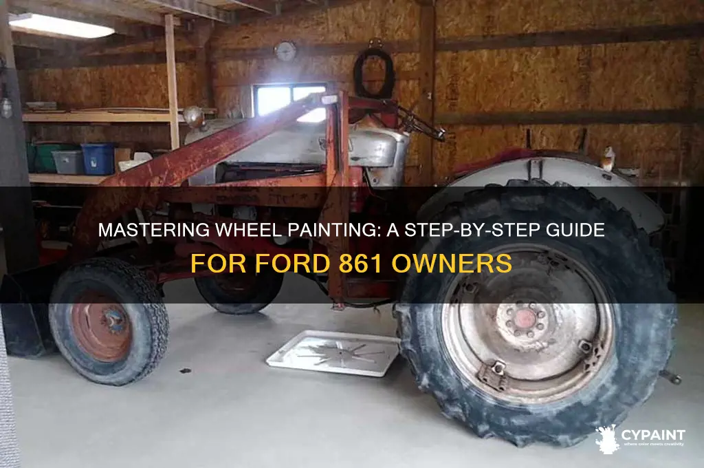 how to paint wheels on ford 861