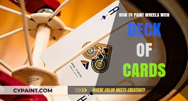 Creative Card Tricks: Painting Wheels with a Deck of Cards