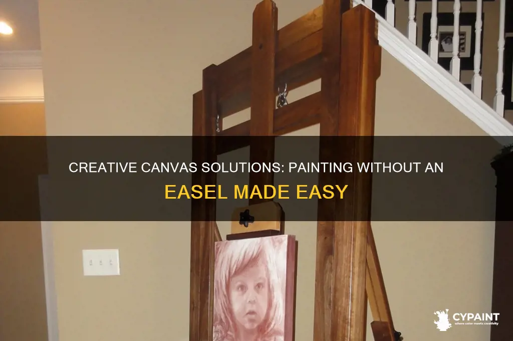 how to paint when you have no easel