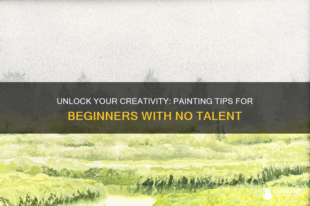 how to paint when you have no talent