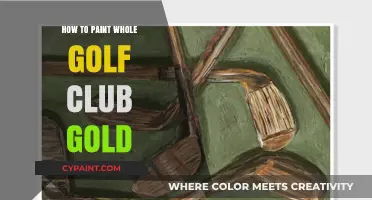 DIY Gold Golf Club Transformation: Step-by-Step Painting Guide