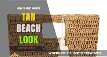 Achieve a Coastal Vibe: Painting Wicker for a Tan Beach Look