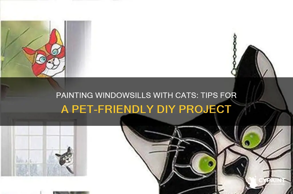 how to paint windowsills when you have cats