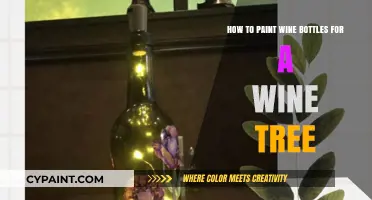 Creating a Wine Tree: Painting Bottles with Style
