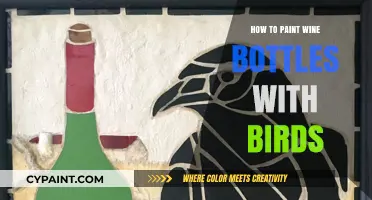 Creative Bird-Themed Wine Bottle Painting: A Step-by-Step Guide