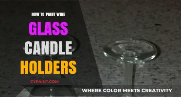 Creative DIY: Painting Wine Glass Candle Holders Step-by-Step Guide
