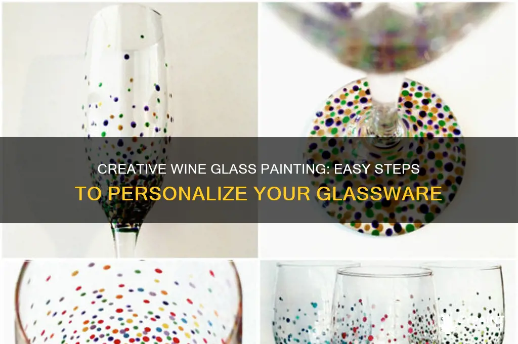 how to paint wine glass with paint