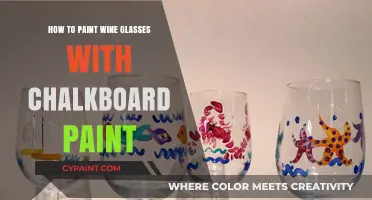 Creative DIY: Painting Wine Glasses with Chalkboard Paint for Fun
