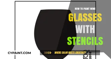 Creative Stencil Techniques for Painting Unique Wine Glass Designs