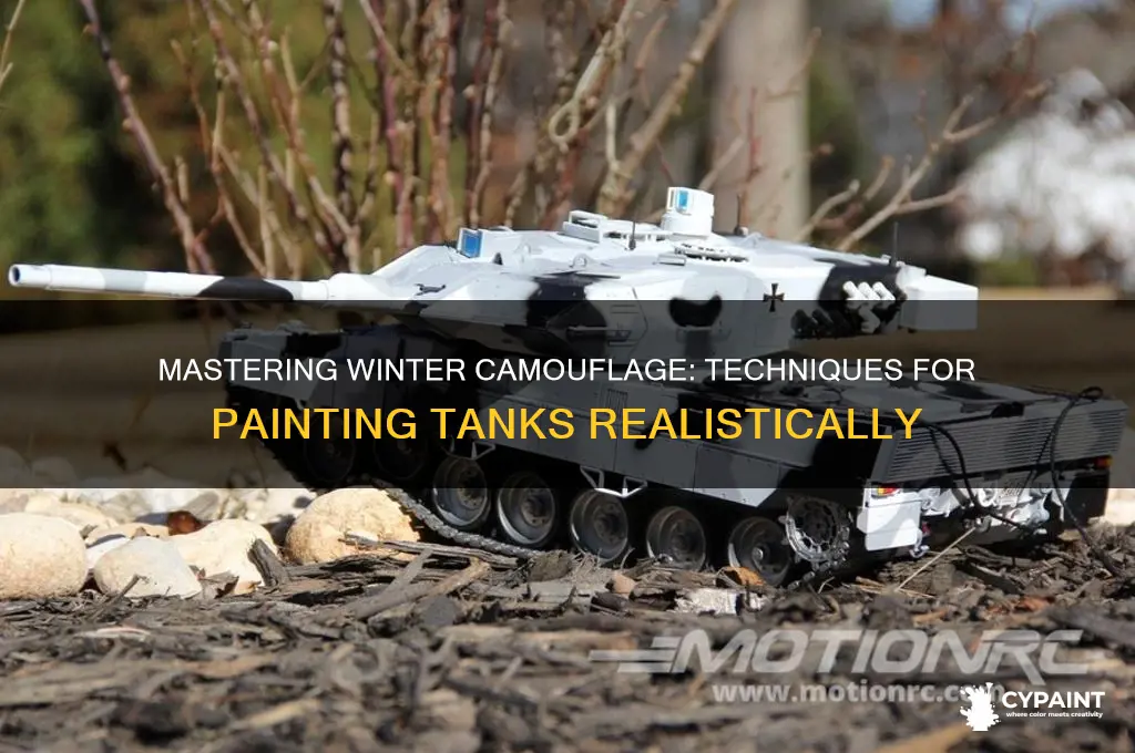 how to paint winter camo on tanks