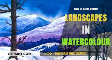 Mastering Watercolour Winter Landscapes: Techniques for Capturing Snowy Scenes