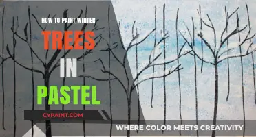 Mastering Pastel Techniques: Painting Serene Winter Trees Step-by-Step