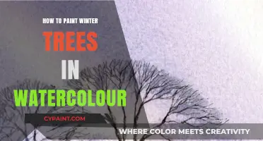 Mastering Watercolour: Painting Winter Trees with Ease and Elegance