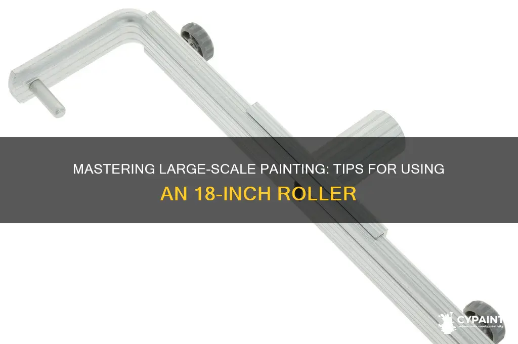 how to paint with a 18 inch roller