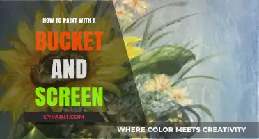 Master Bucket and Screen Painting: Creative Techniques for Unique Artworks